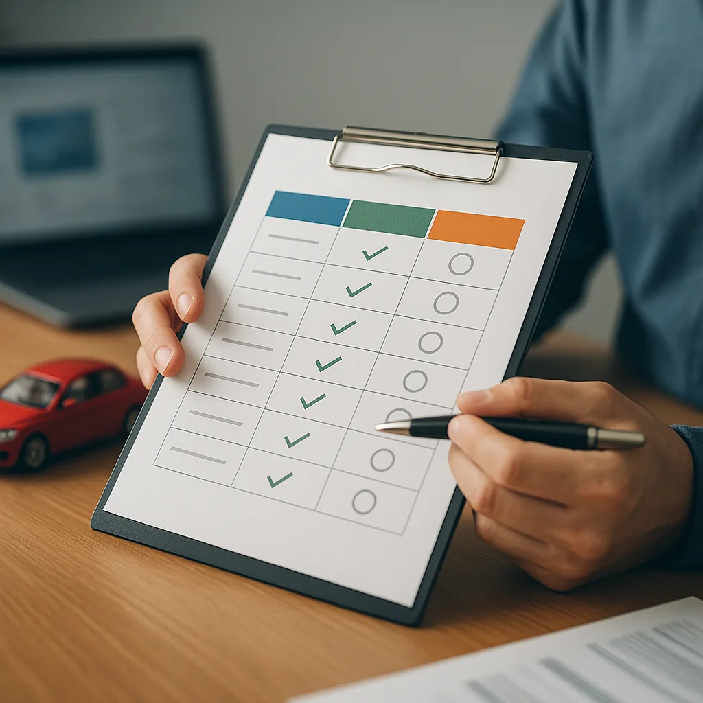 Cómo comparar bancos, financieras y agencias para comprar un auto