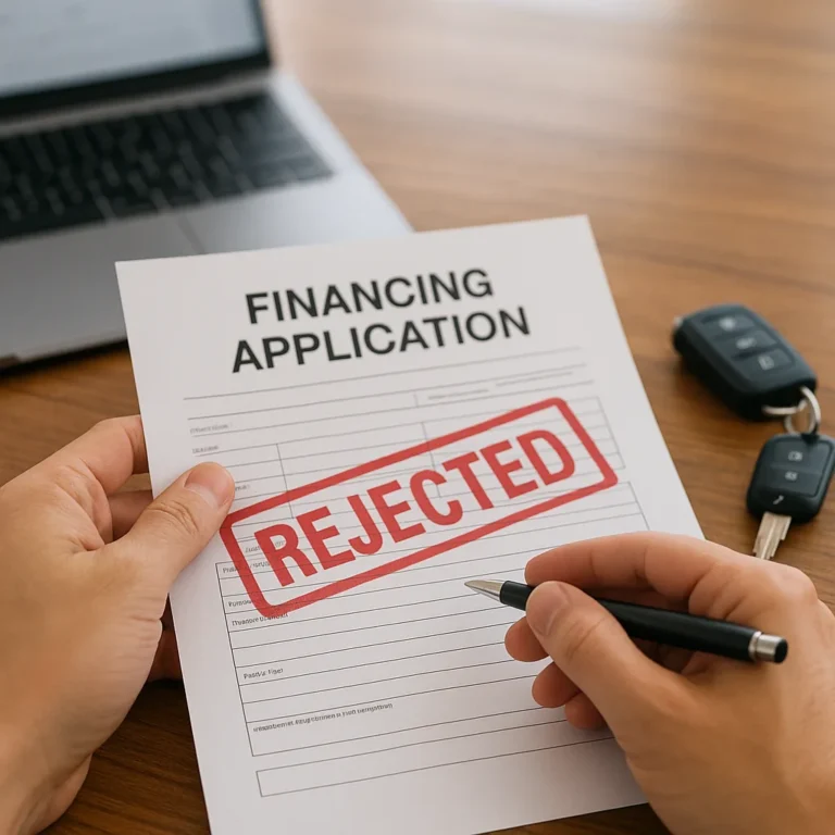 Qué hacer si rechazan tu solicitud de financiamiento vehicular