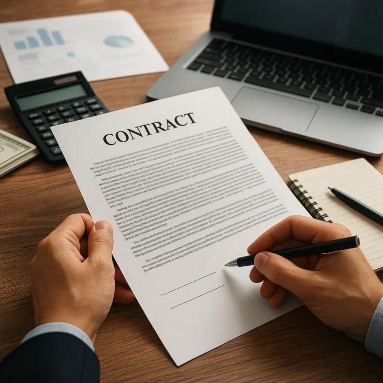 Qué revisar en el contrato de un financiamiento sin enganche